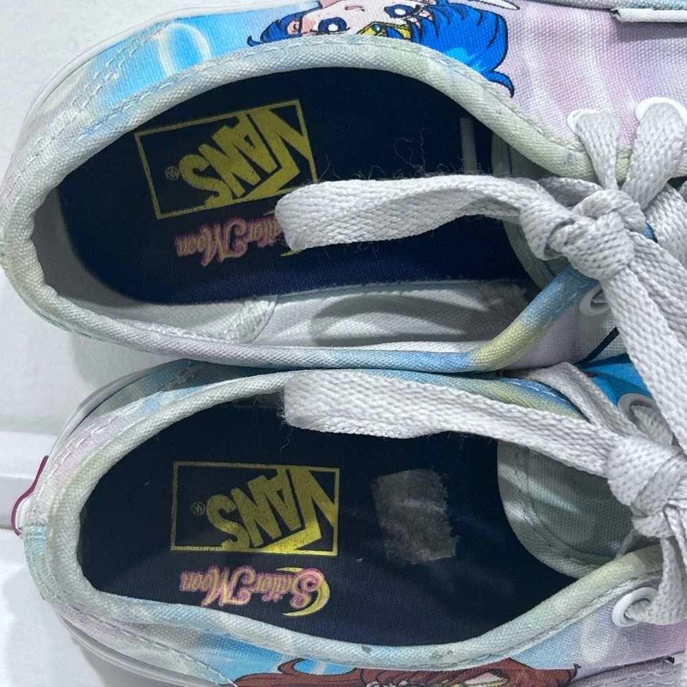 Vans Kid x Sailor Moon Authentic Pretty Guardian & Tuxedo Mask Sneakers Size 2 - Picture 5 of 11